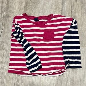 4/$30 Striped Kids Shirt - Pink and Blue